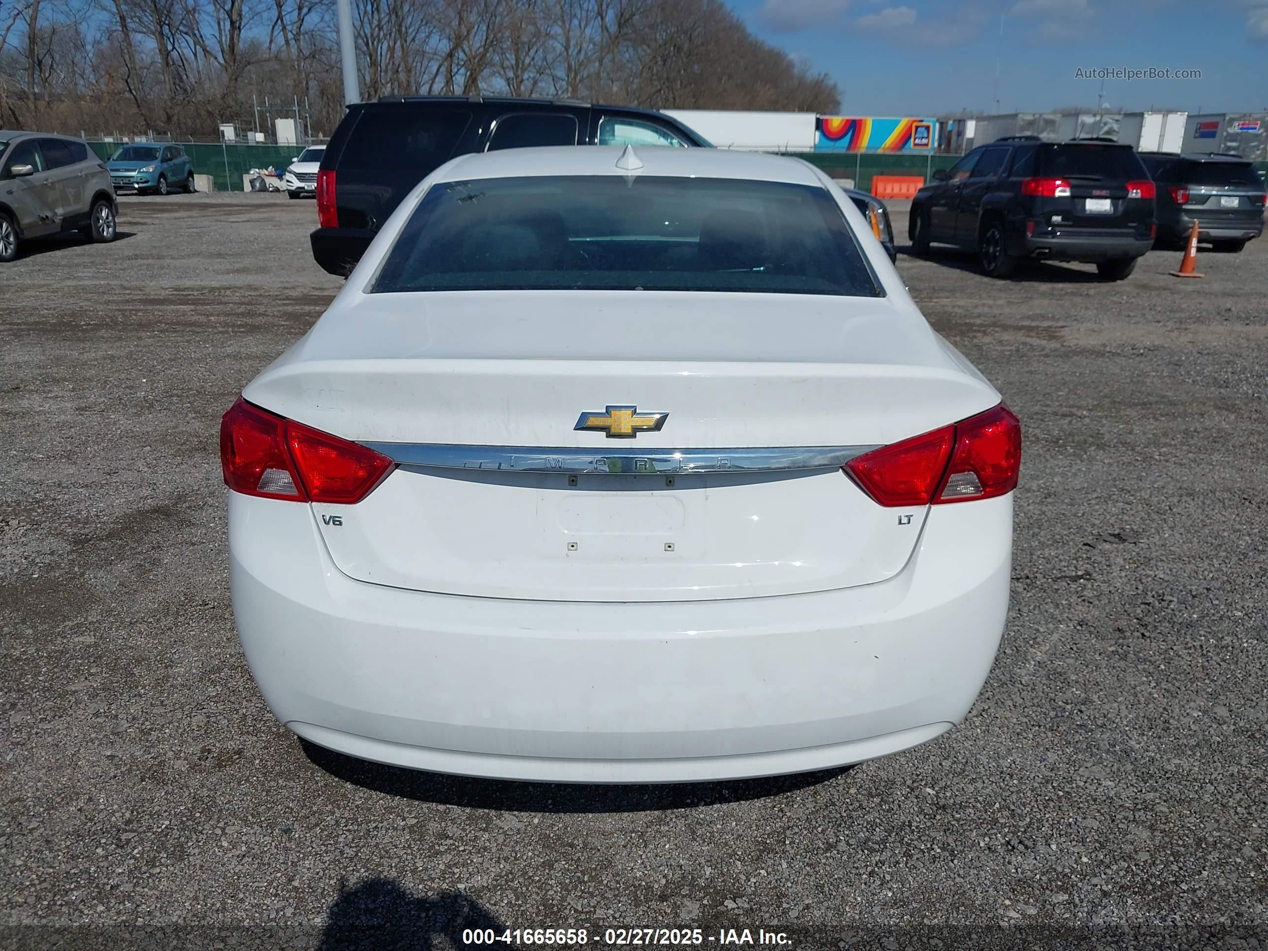 2017 Chevrolet Impala 1lt Белый vin: 1G1105S39HU180701