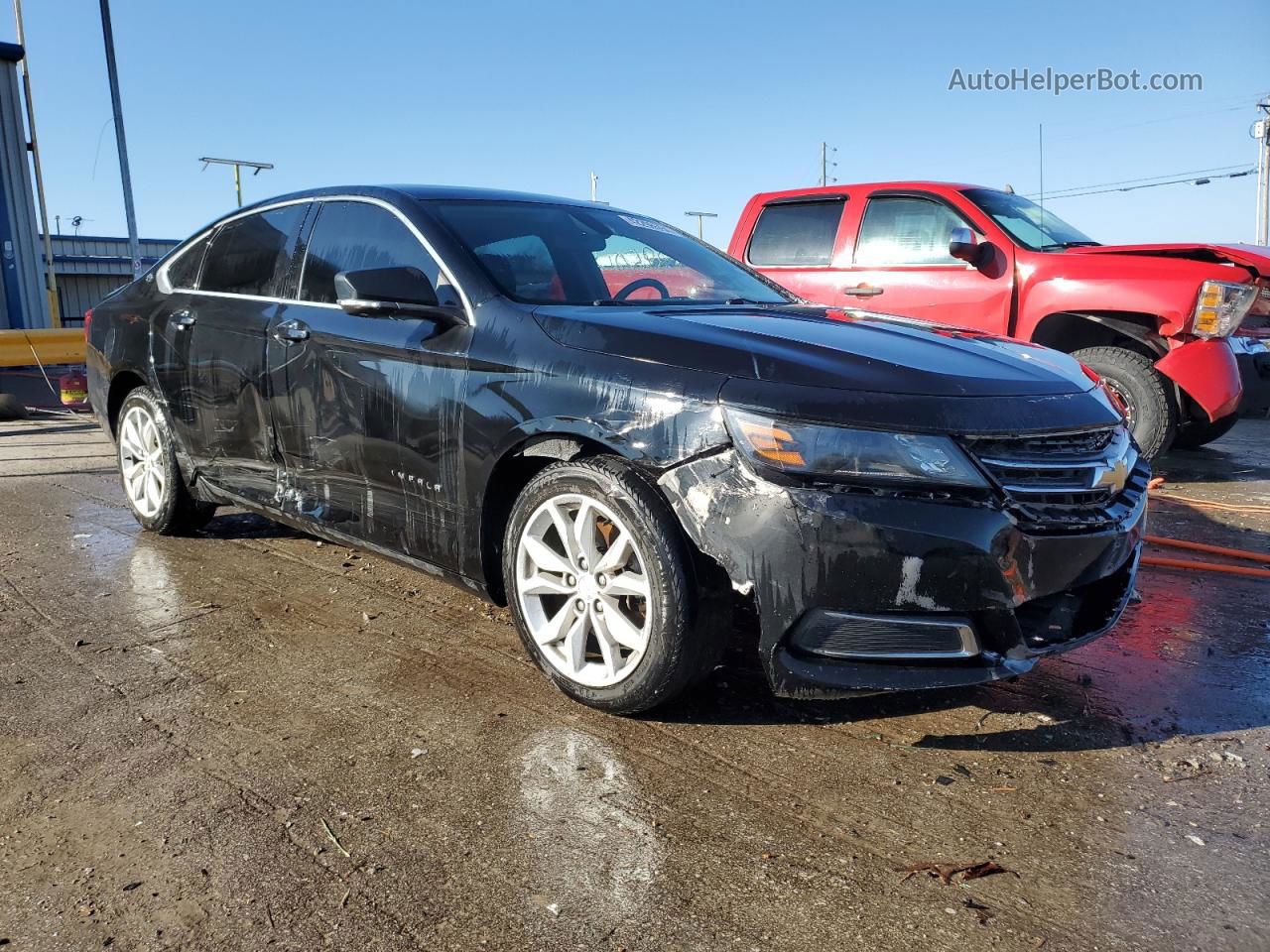 2017 Chevrolet Impala Lt Черный vin: 1G1105S3XHU130034