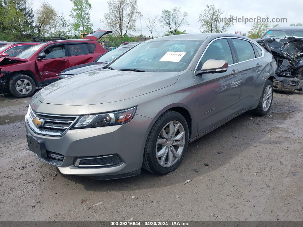 2017 Chevrolet Impala 1lt Gray vin: 1G1105S3XHU155404