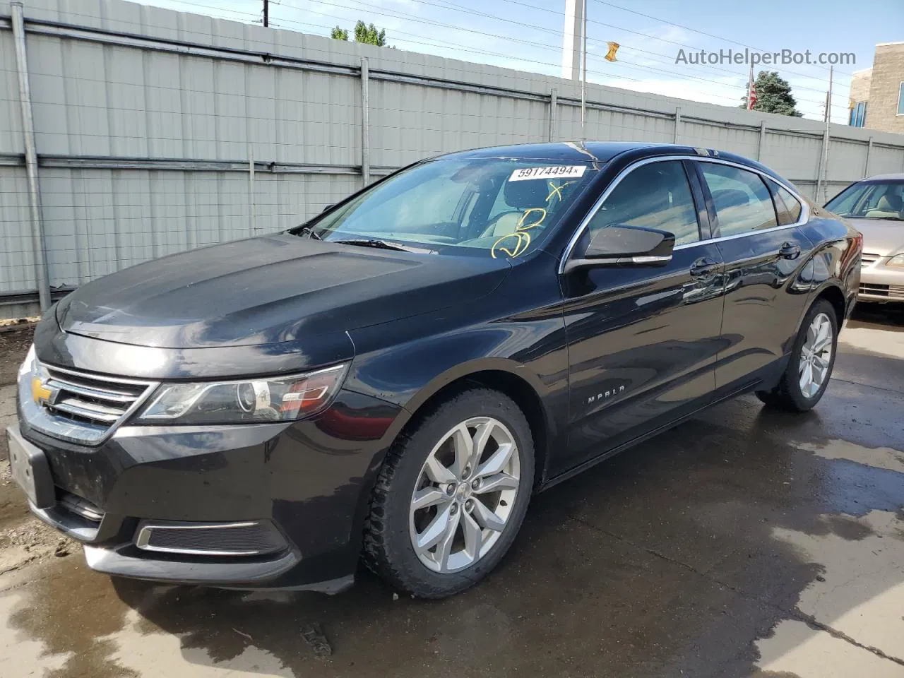 2017 Chevrolet Impala Lt Black vin: 1G1105S3XHU202298