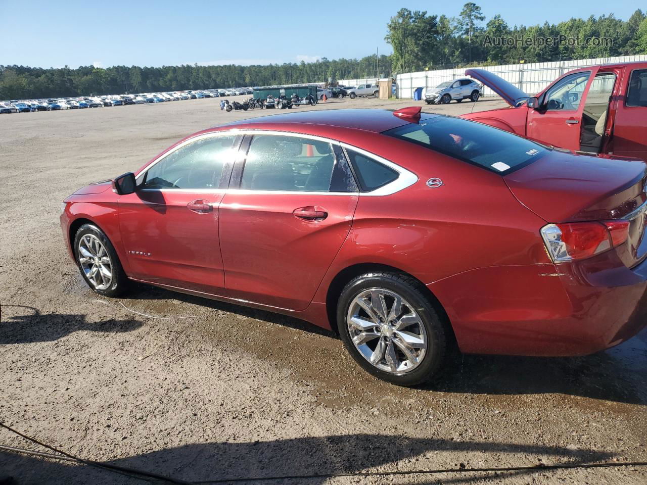 2017 Chevrolet Impala Lt Burgundy vin: 1G1105SA0HU156043