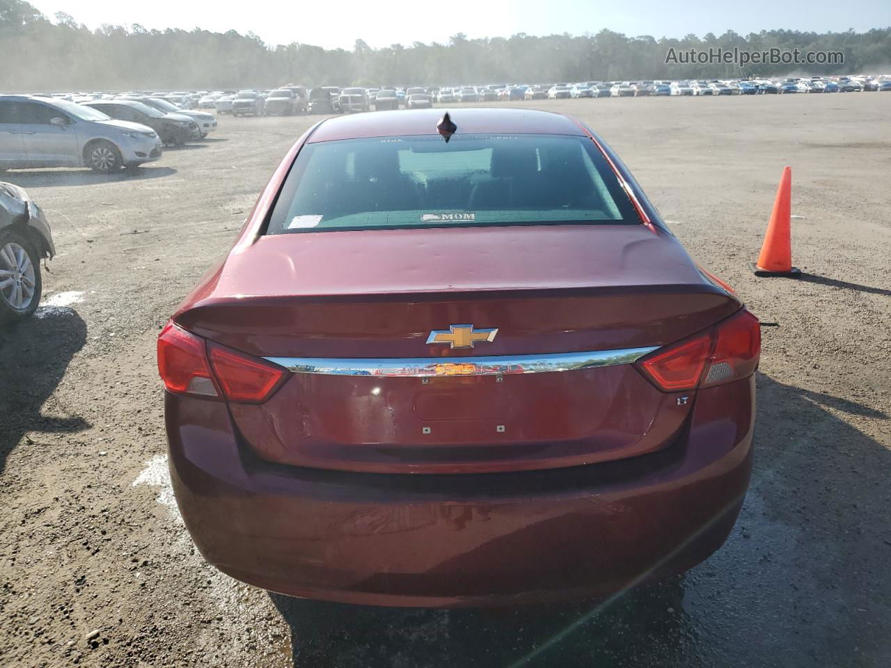 2017 Chevrolet Impala Lt Burgundy vin: 1G1105SA0HU156043