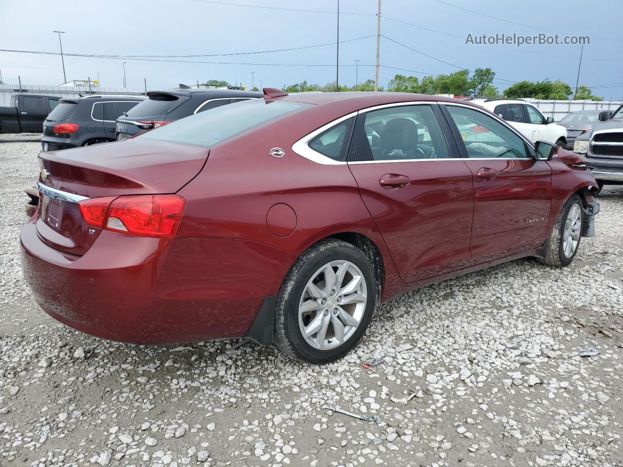 2016 Chevrolet Impala Lt Maroon vin: 1G1105SA1GU164232