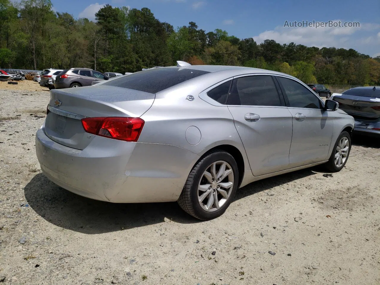 2017 Chevrolet Impala Lt Silver vin: 1G1105SA1HU161008