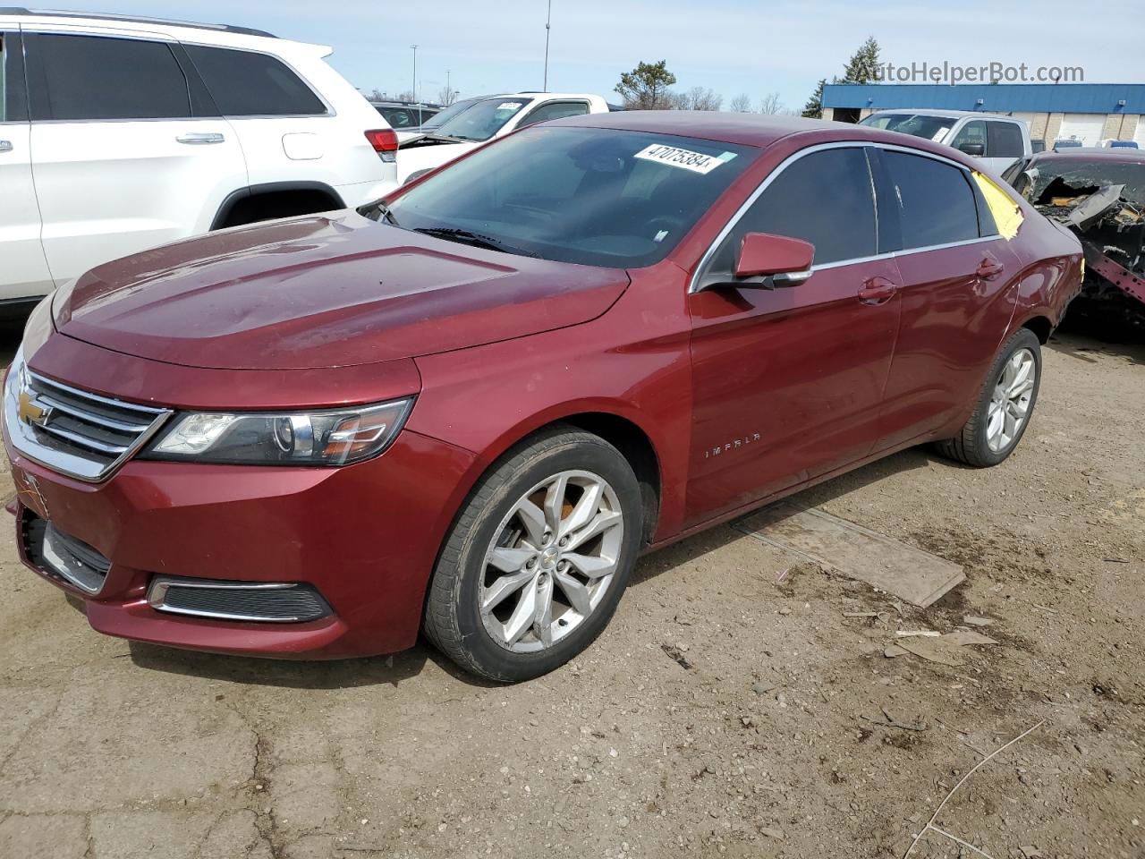 2017 Chevrolet Impala Lt Red vin: 1G1105SA1HU178729