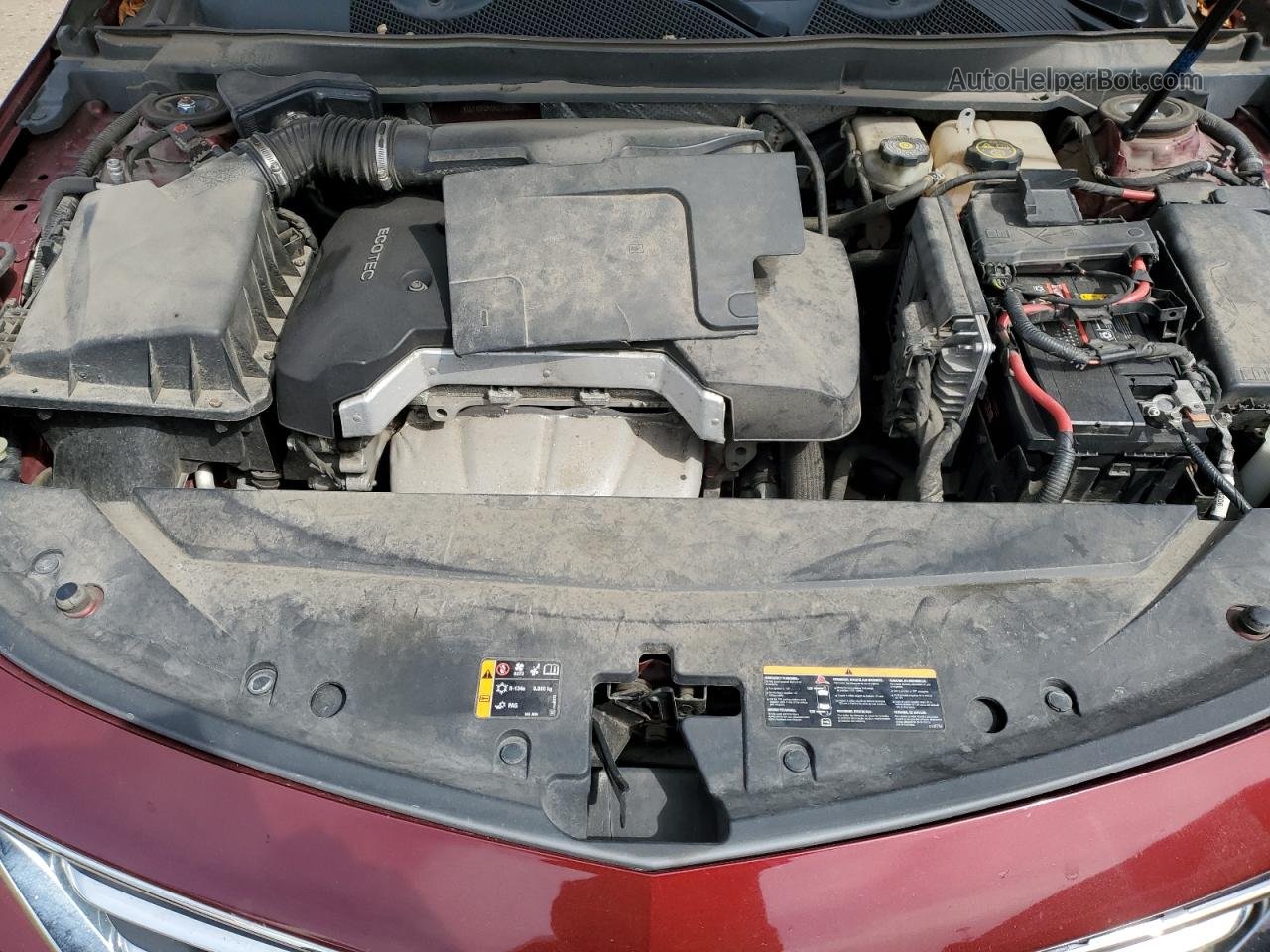 2017 Chevrolet Impala Lt Red vin: 1G1105SA1HU178729