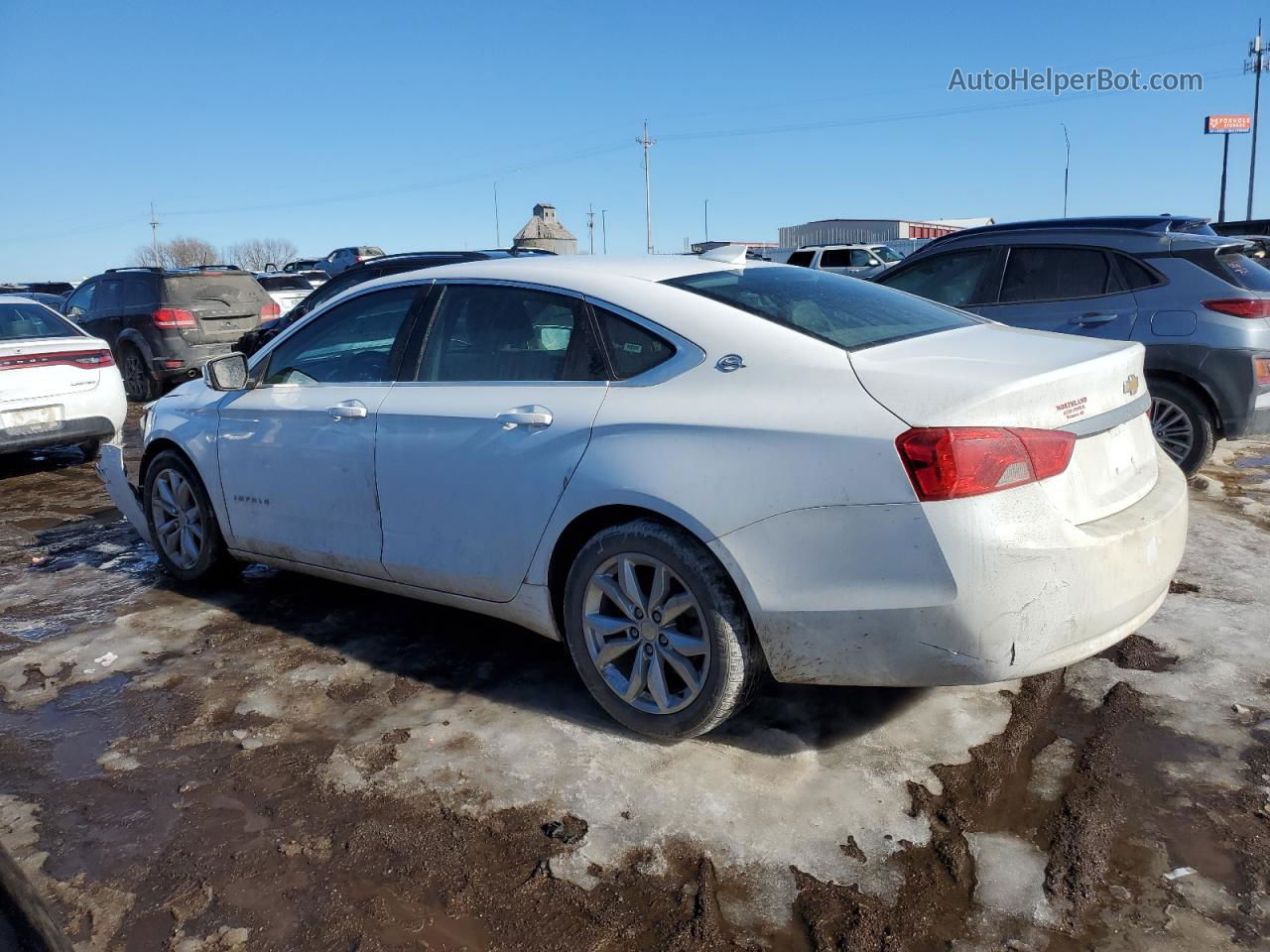 2017 Chevrolet Impala Lt White vin: 1G1105SA3HU171667