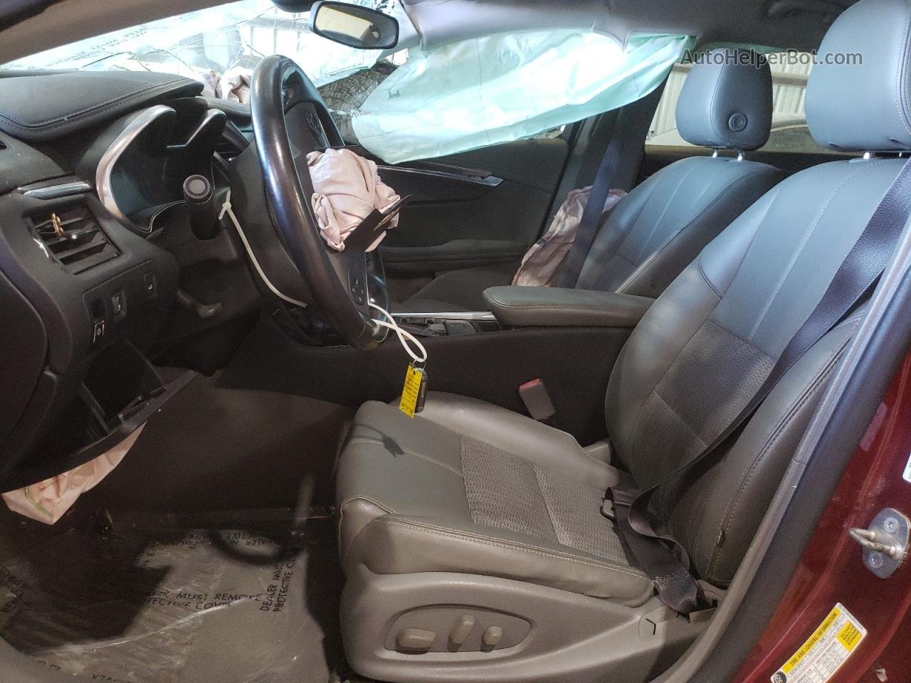 2017 Chevrolet Impala Lt Темно-бордовый vin: 1G1105SA4HU117410