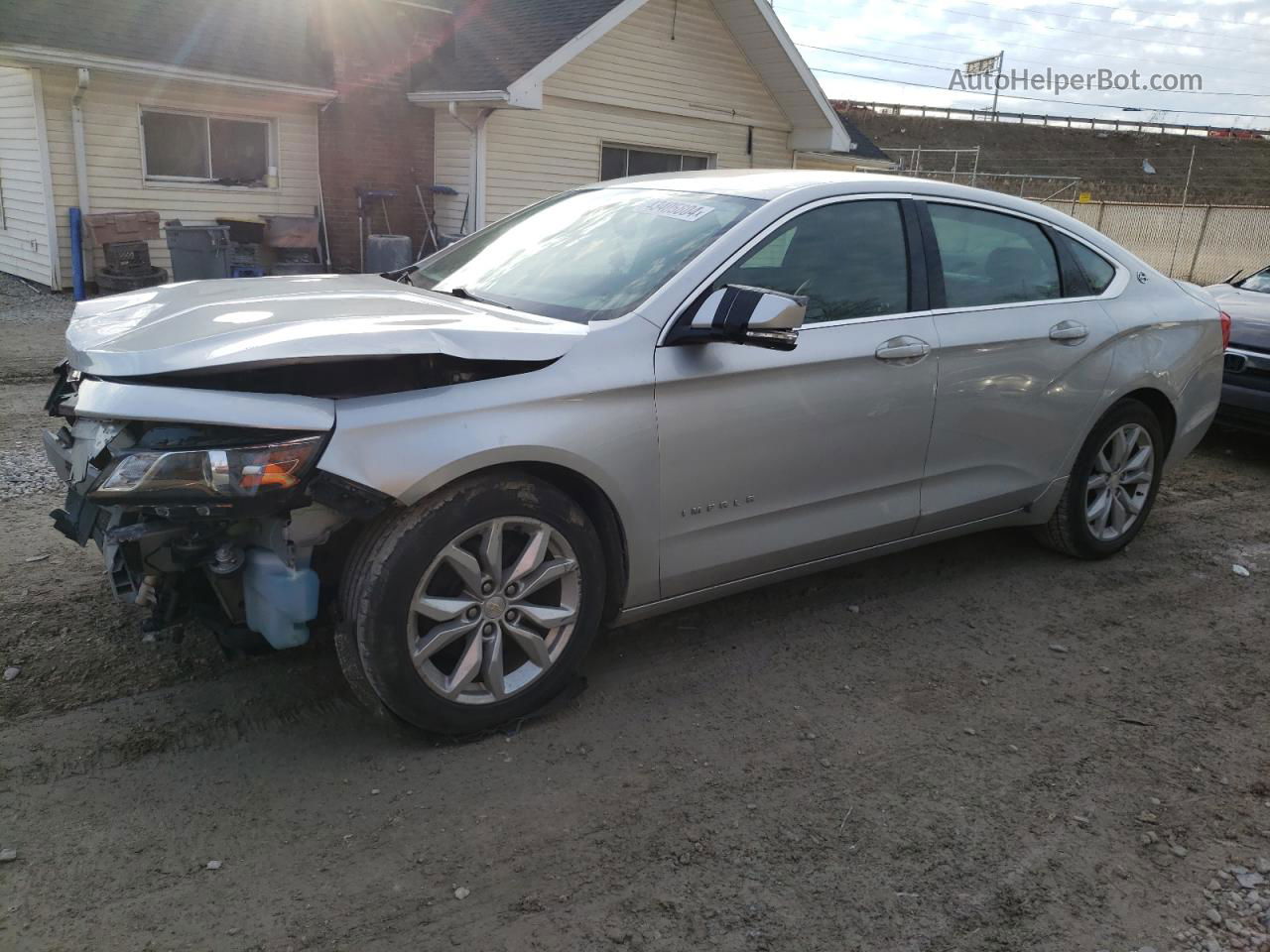 2017 Chevrolet Impala Lt Silver vin: 1G1105SA5HU140856