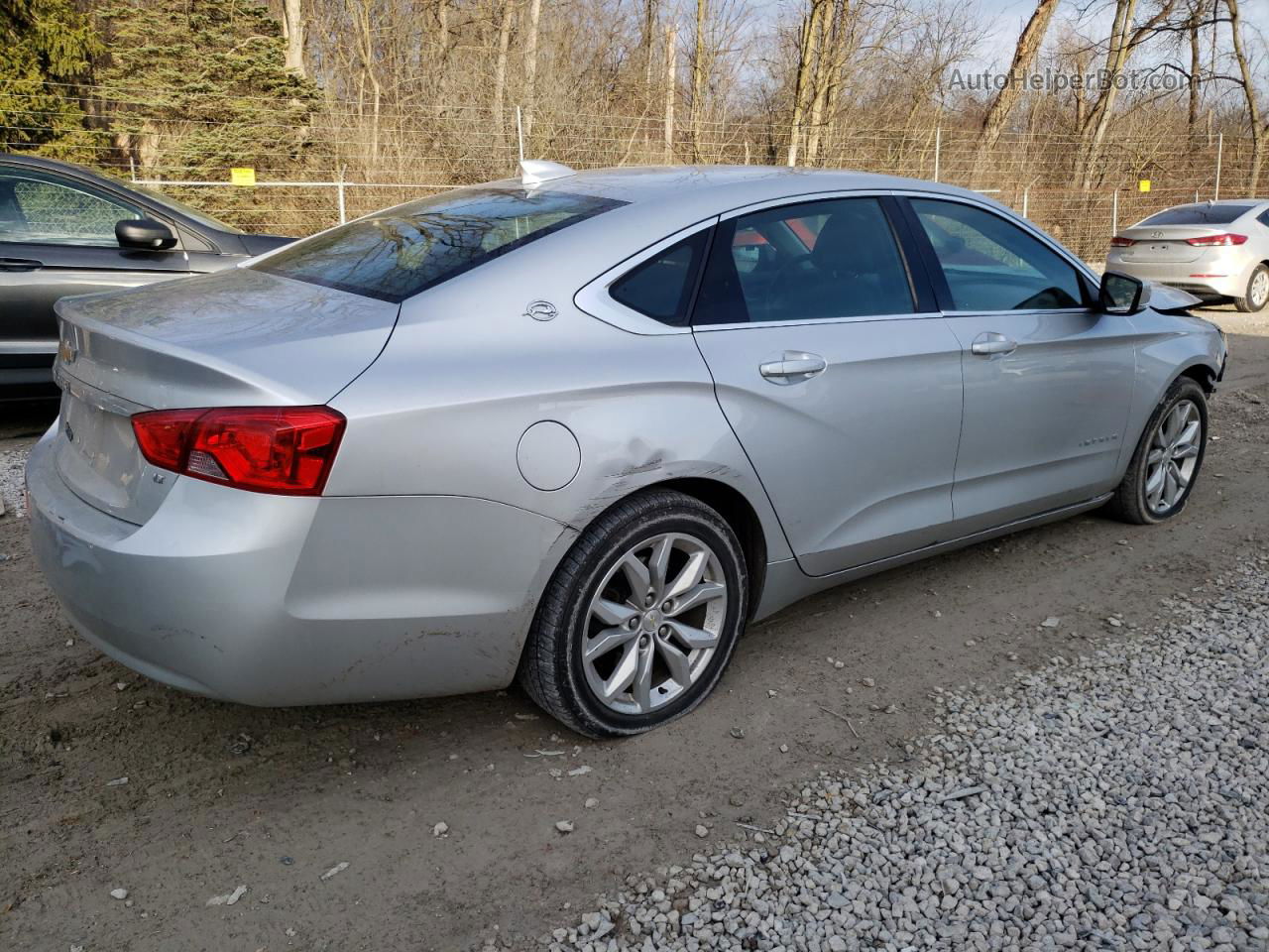 2017 Chevrolet Impala Lt Silver vin: 1G1105SA5HU140856