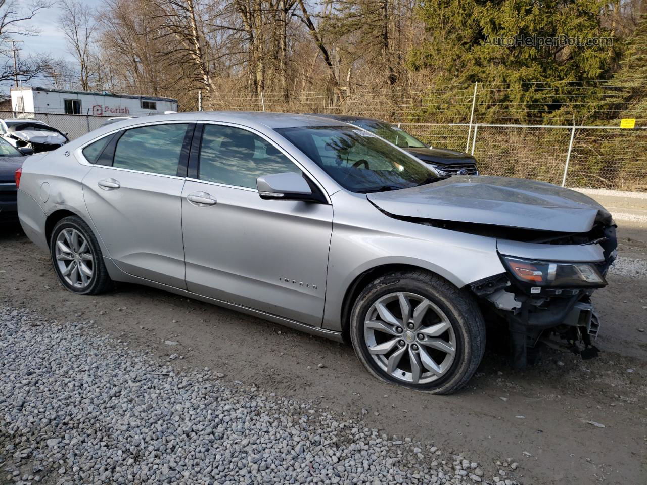 2017 Chevrolet Impala Lt Silver vin: 1G1105SA5HU140856