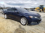 2017 Chevrolet Impala Lt Blue vin: 1G1105SA6HU132930