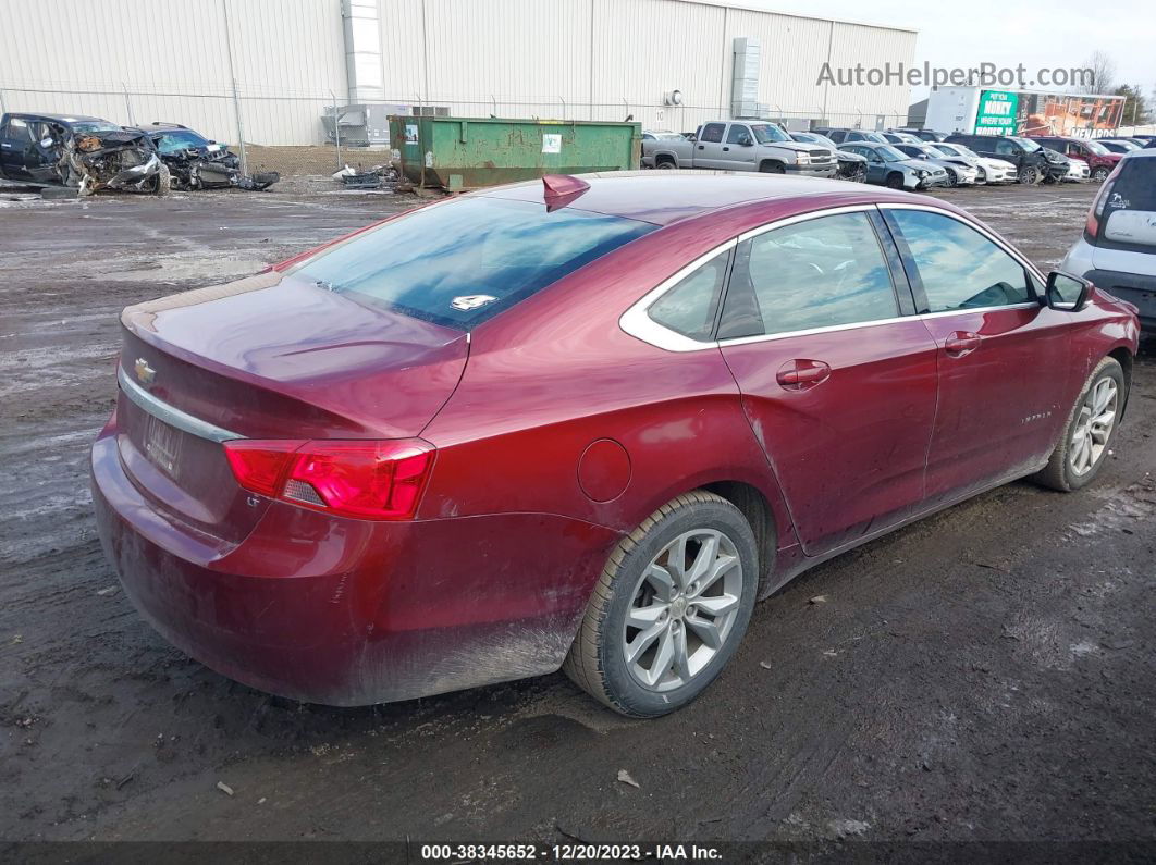 2017 Chevrolet Impala 1lt Бордовый vin: 1G1105SA8HU143217