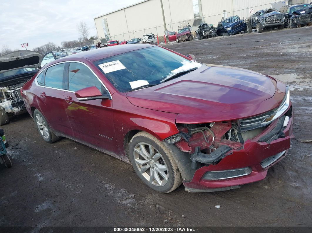 2017 Chevrolet Impala 1lt Бордовый vin: 1G1105SA8HU143217