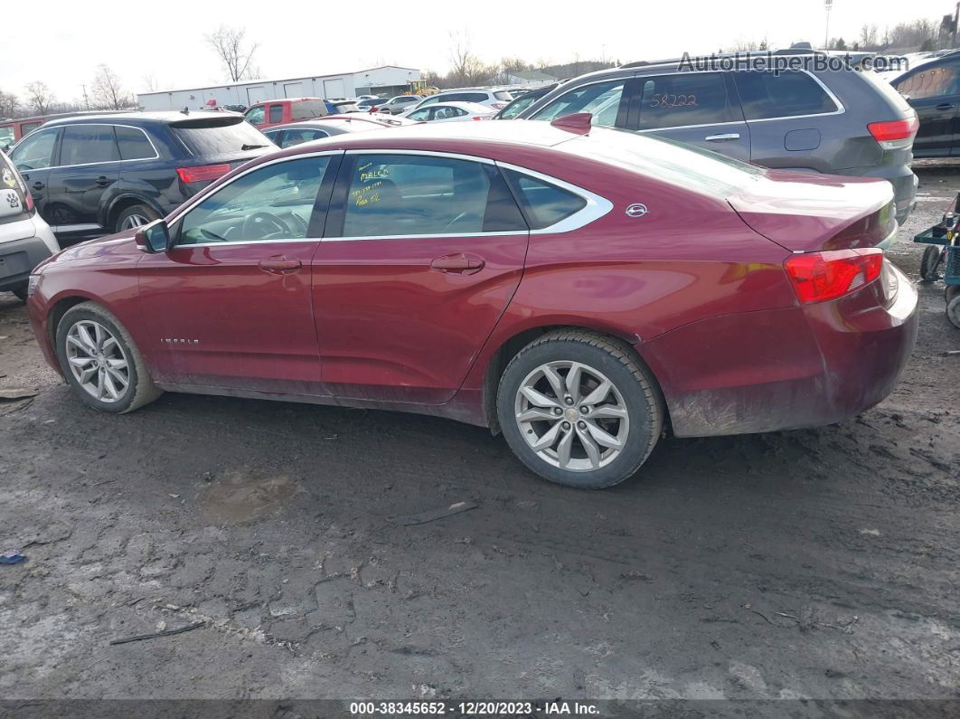 2017 Chevrolet Impala 1lt Бордовый vin: 1G1105SA8HU143217