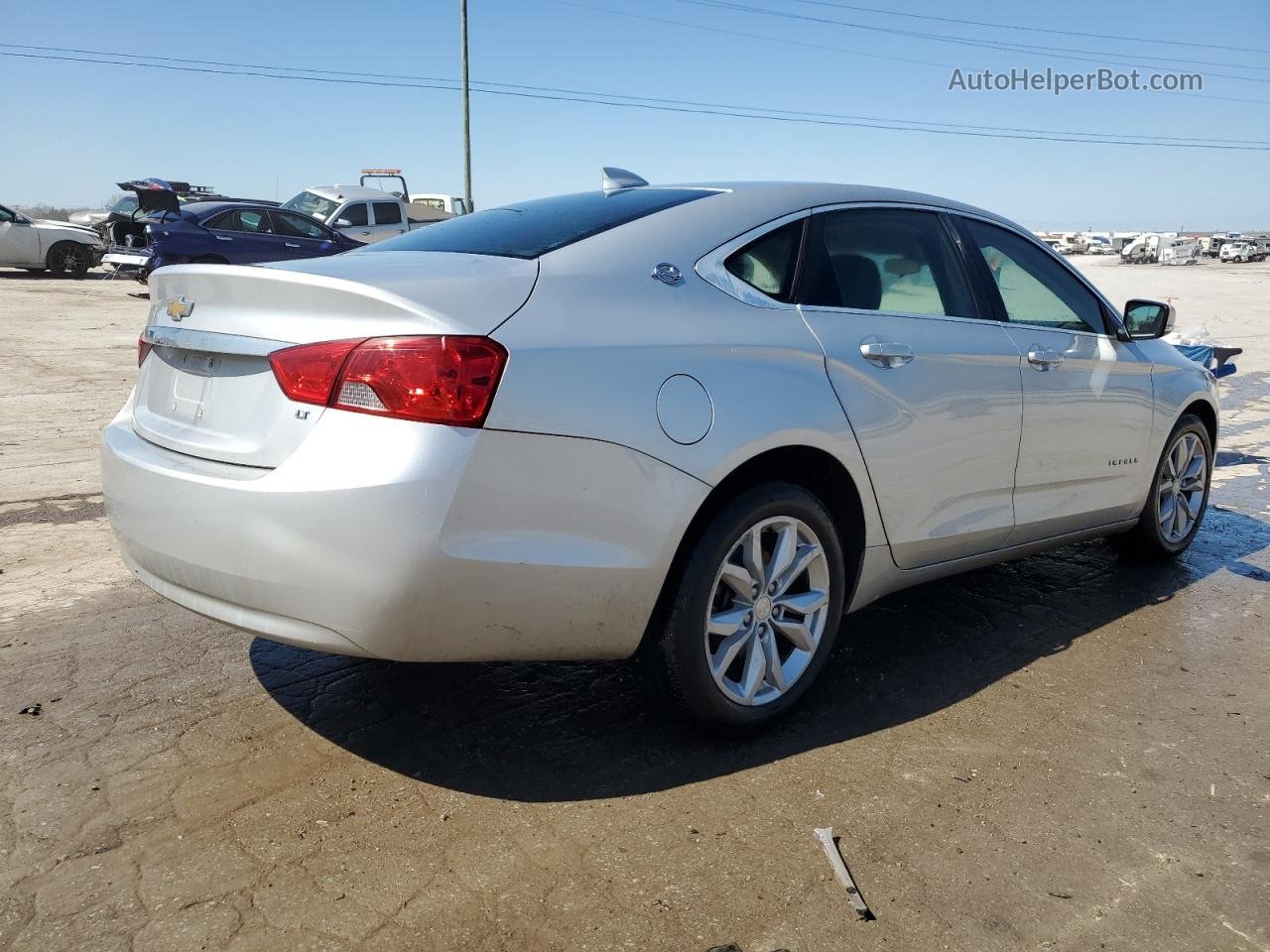 2017 Chevrolet Impala Lt Silver vin: 1G1105SA8HU152791