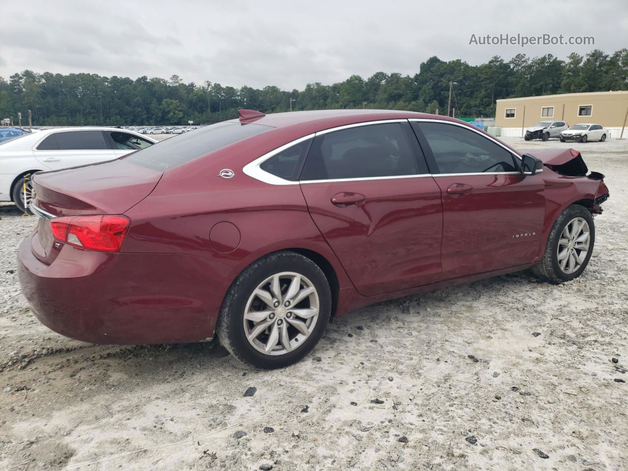 2017 Chevrolet Impala Lt Burgundy vin: 1G1105SA9HU142593