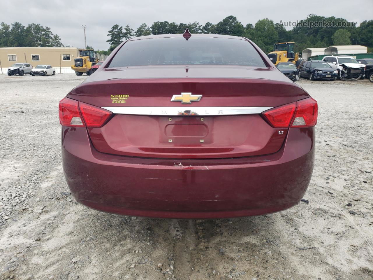 2017 Chevrolet Impala Lt Burgundy vin: 1G1105SA9HU142593