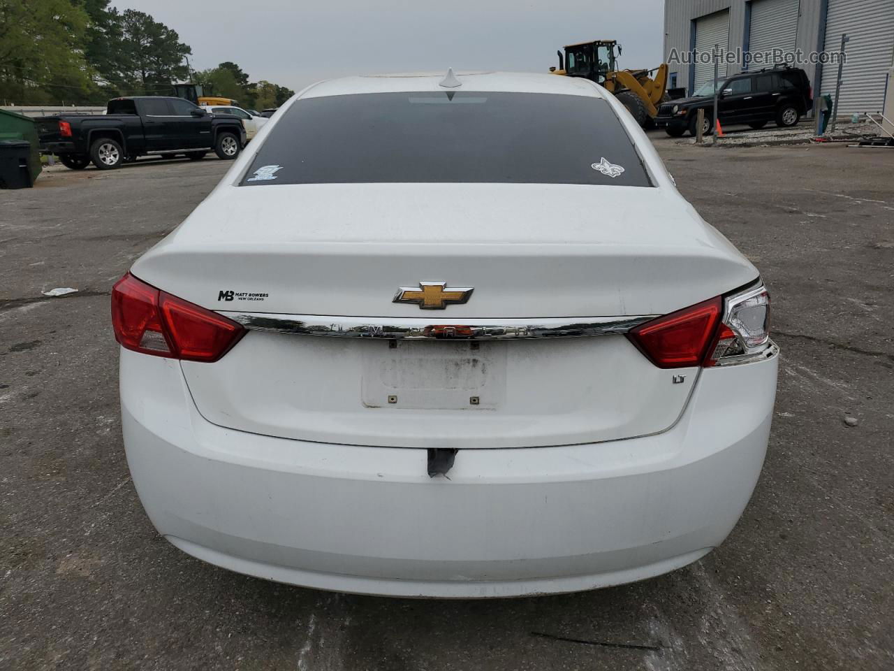 2017 Chevrolet Impala Lt White vin: 1G1105SA9HU169664