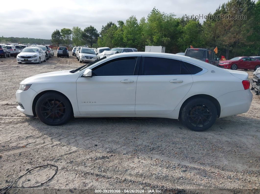 2017 Chevrolet Impala Lt White vin: 1G1105SAXHU139623