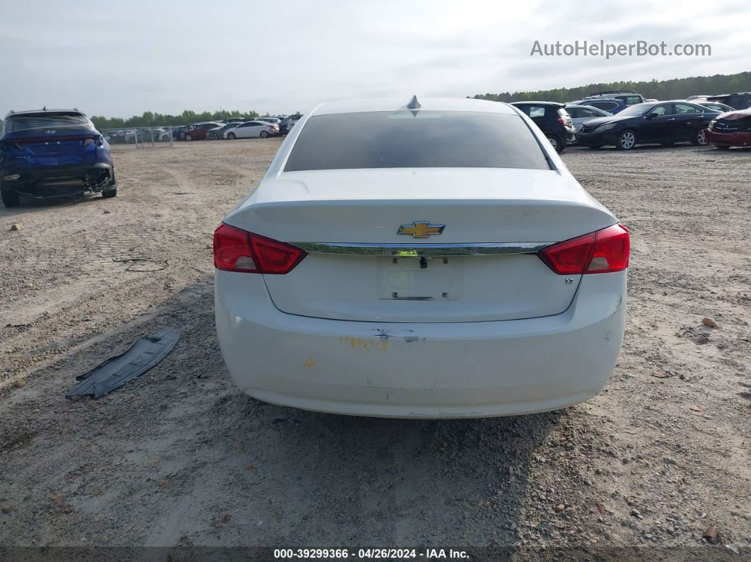 2017 Chevrolet Impala Lt White vin: 1G1105SAXHU139623