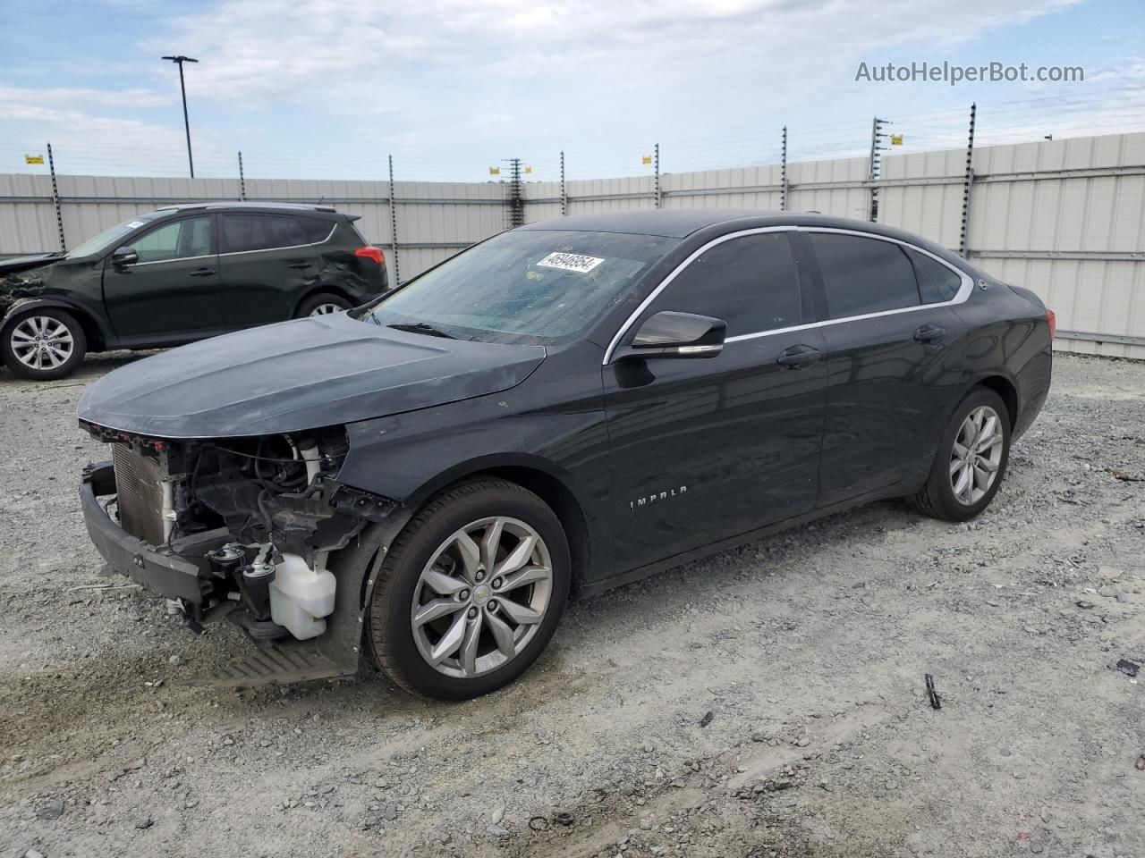 2017 Chevrolet Impala Lt Black vin: 1G1105SAXHU153442