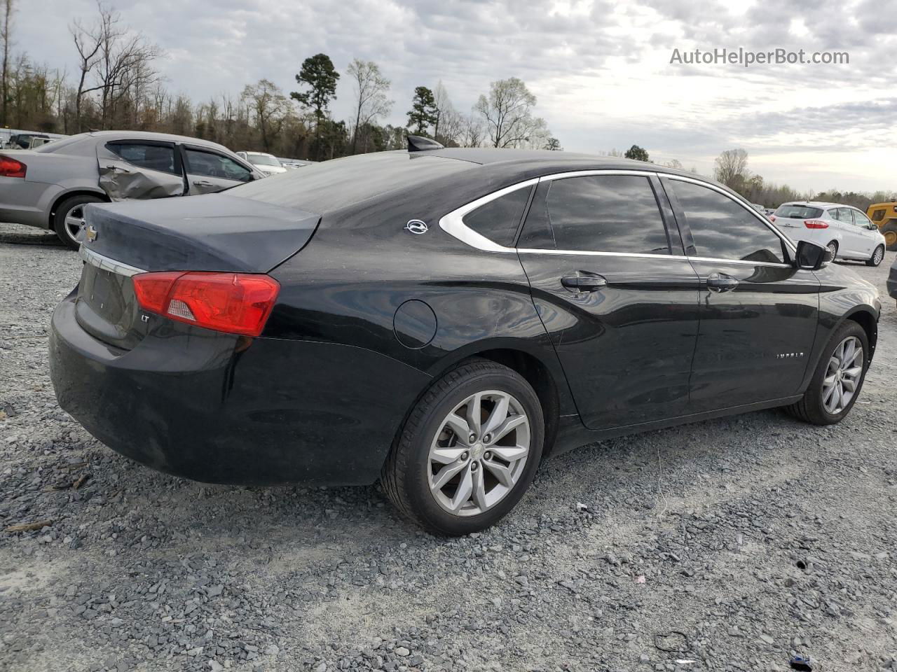 2017 Chevrolet Impala Lt Black vin: 1G1105SAXHU153442