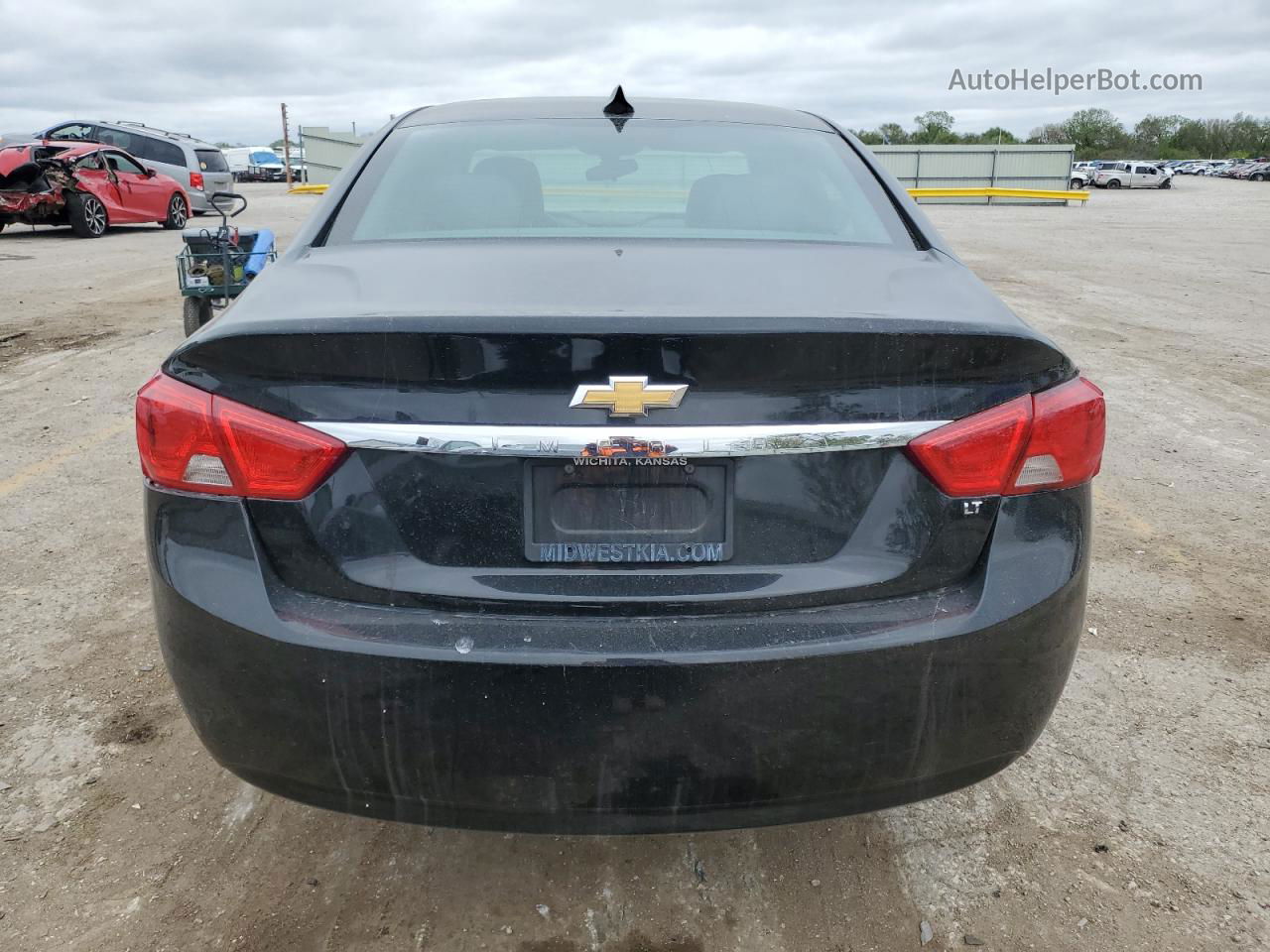 2017 Chevrolet Impala Lt Black vin: 1G1105SAXHU164411