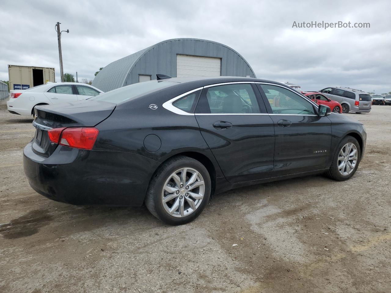 2017 Chevrolet Impala Lt Black vin: 1G1105SAXHU164411