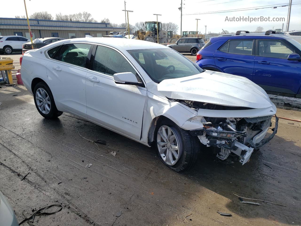 2016 Chevrolet Impala Lt White vin: 1G1115S30GU163426