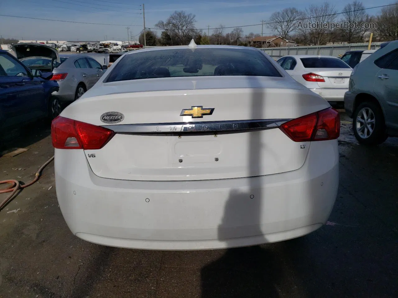 2016 Chevrolet Impala Lt White vin: 1G1115S30GU163426