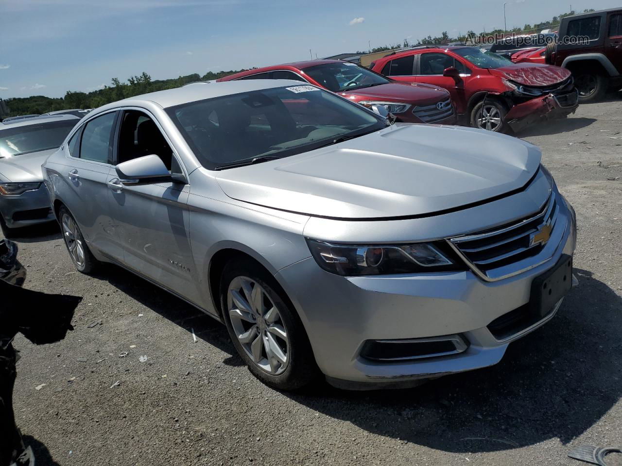 2016 Chevrolet Impala Lt Silver vin: 1G1115S32GU158549