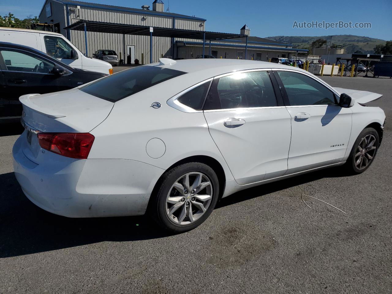 2016 Chevrolet Impala Lt White vin: 1G1115S35GU163681