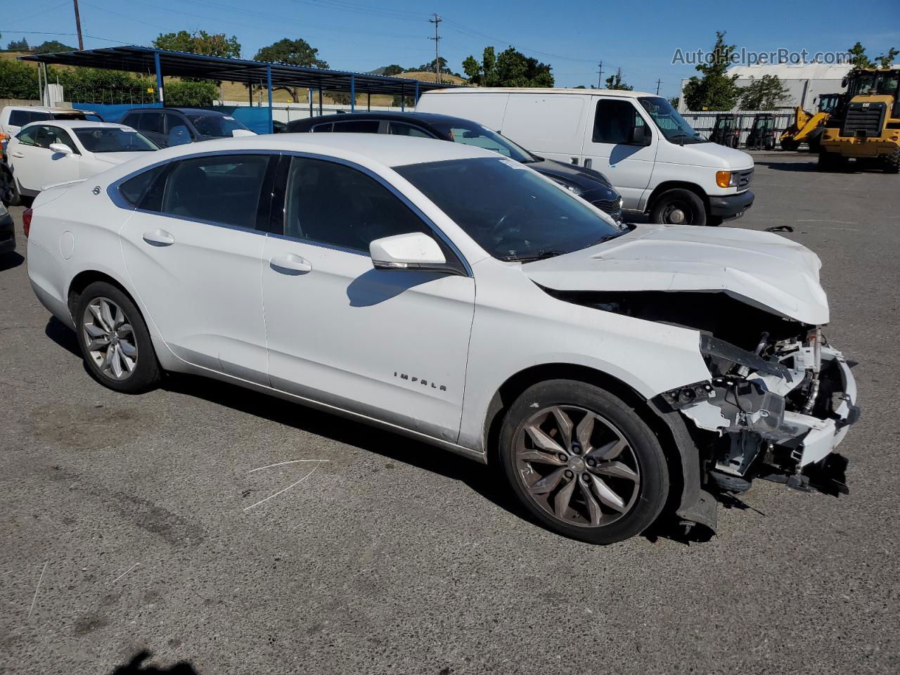 2016 Chevrolet Impala Lt White vin: 1G1115S35GU163681