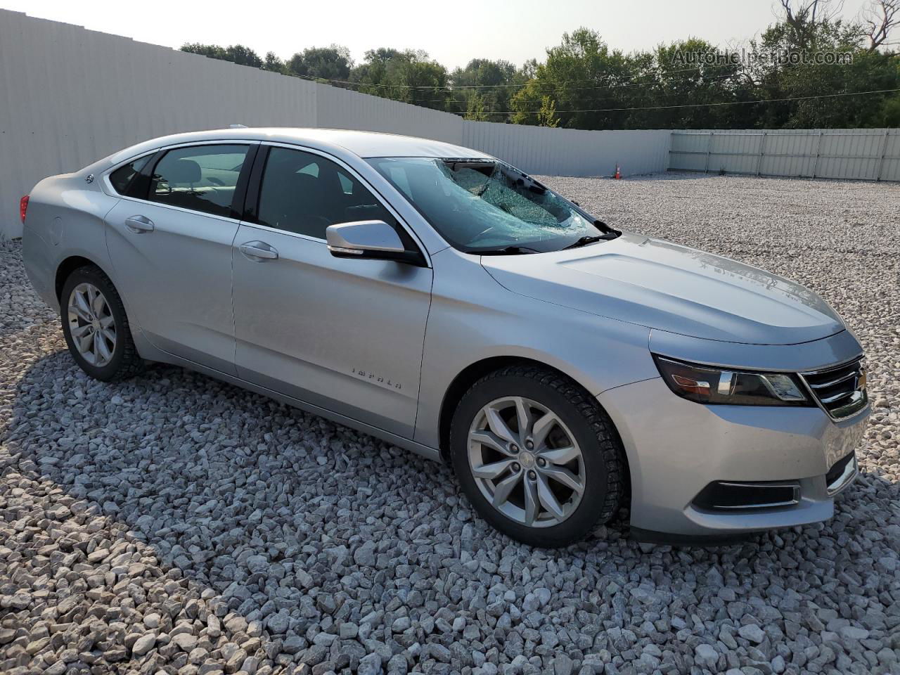 2016 Chevrolet Impala Lt Silver vin: 1G1115S38GU162783