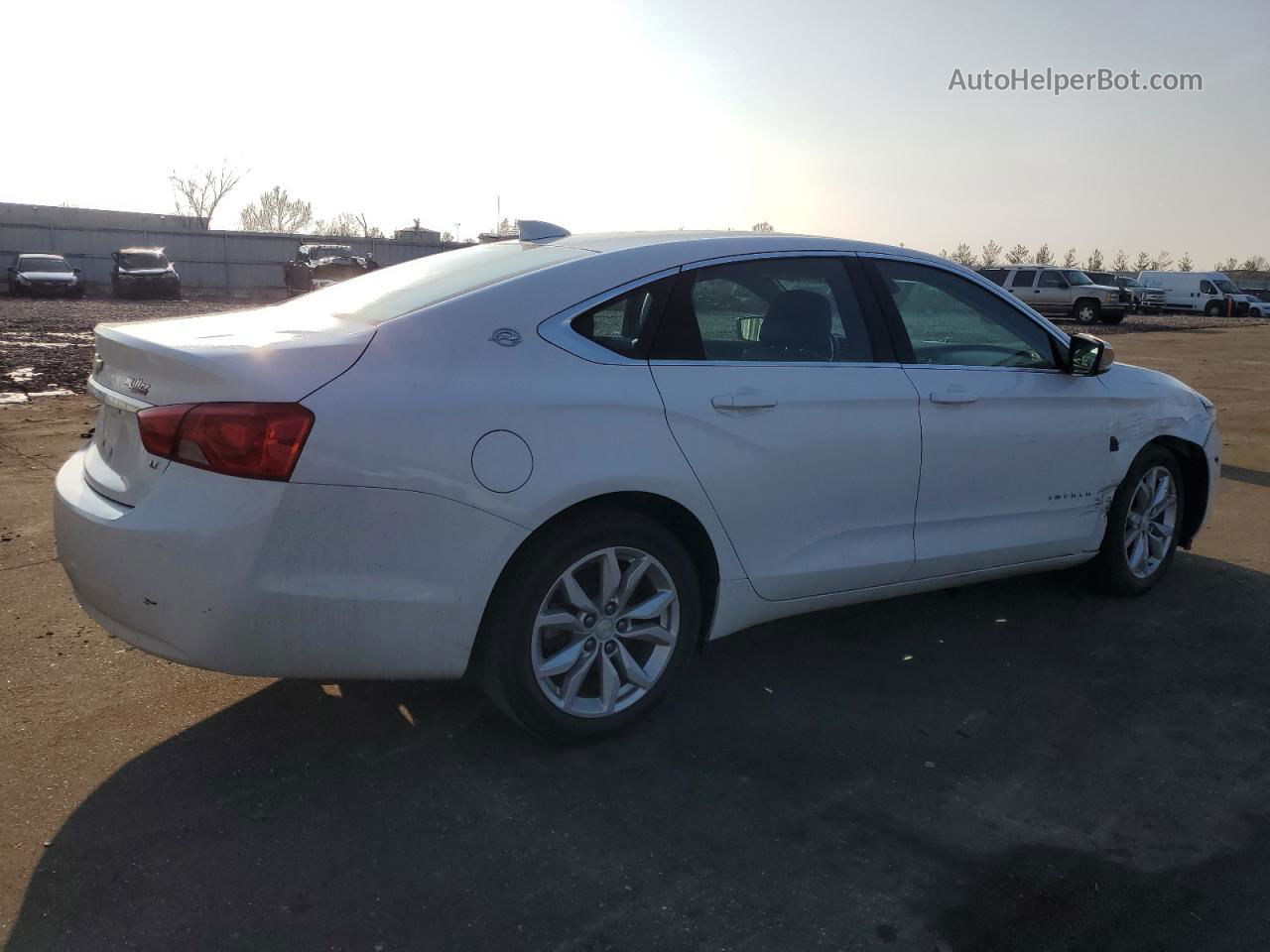 2016 Chevrolet Impala Lt White vin: 1G1115S3XGU111477