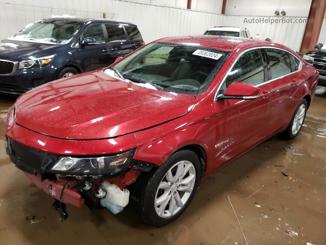 2014 Chevrolet Impala Lt Burgundy vin: 1G1115SL0EU116040