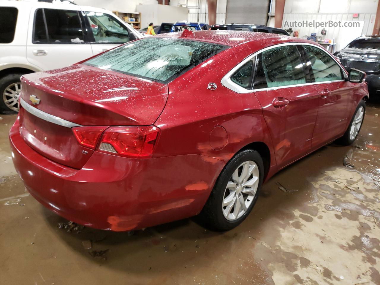 2014 Chevrolet Impala Lt Burgundy vin: 1G1115SL0EU116040