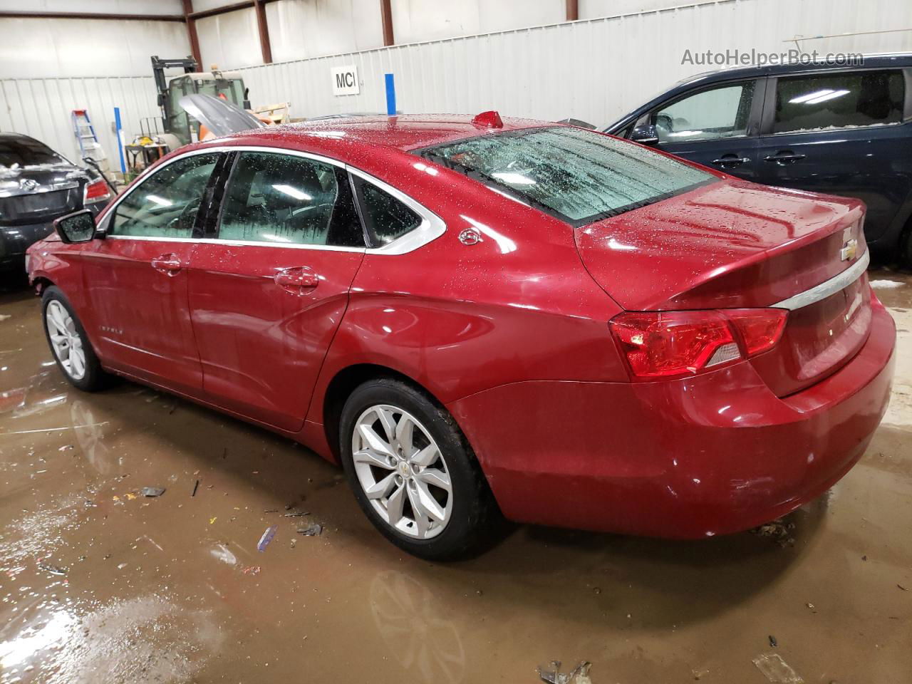 2014 Chevrolet Impala Lt Burgundy vin: 1G1115SL0EU116040