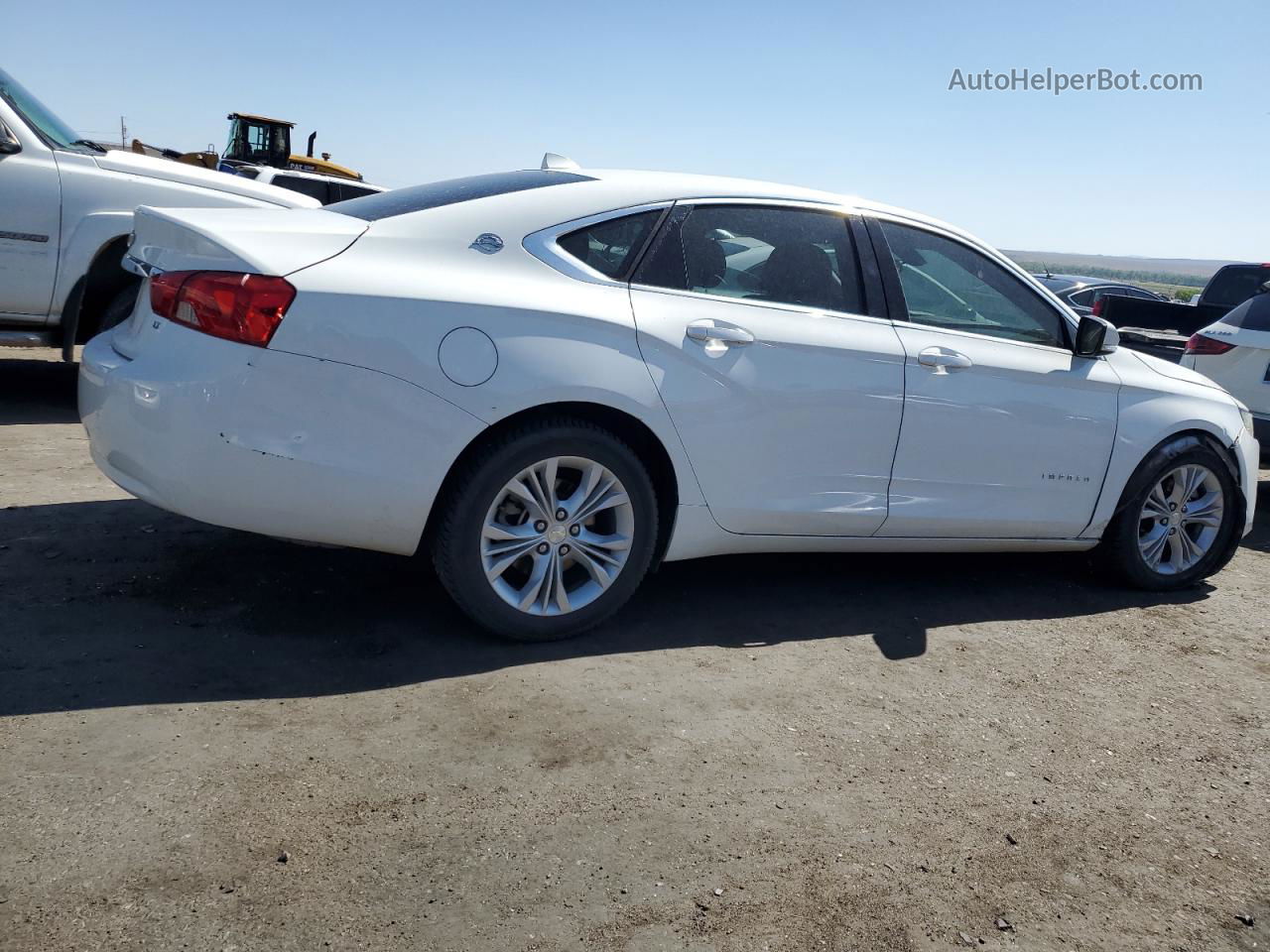 2014 Chevrolet Impala Lt White vin: 1G1115SL0EU128463