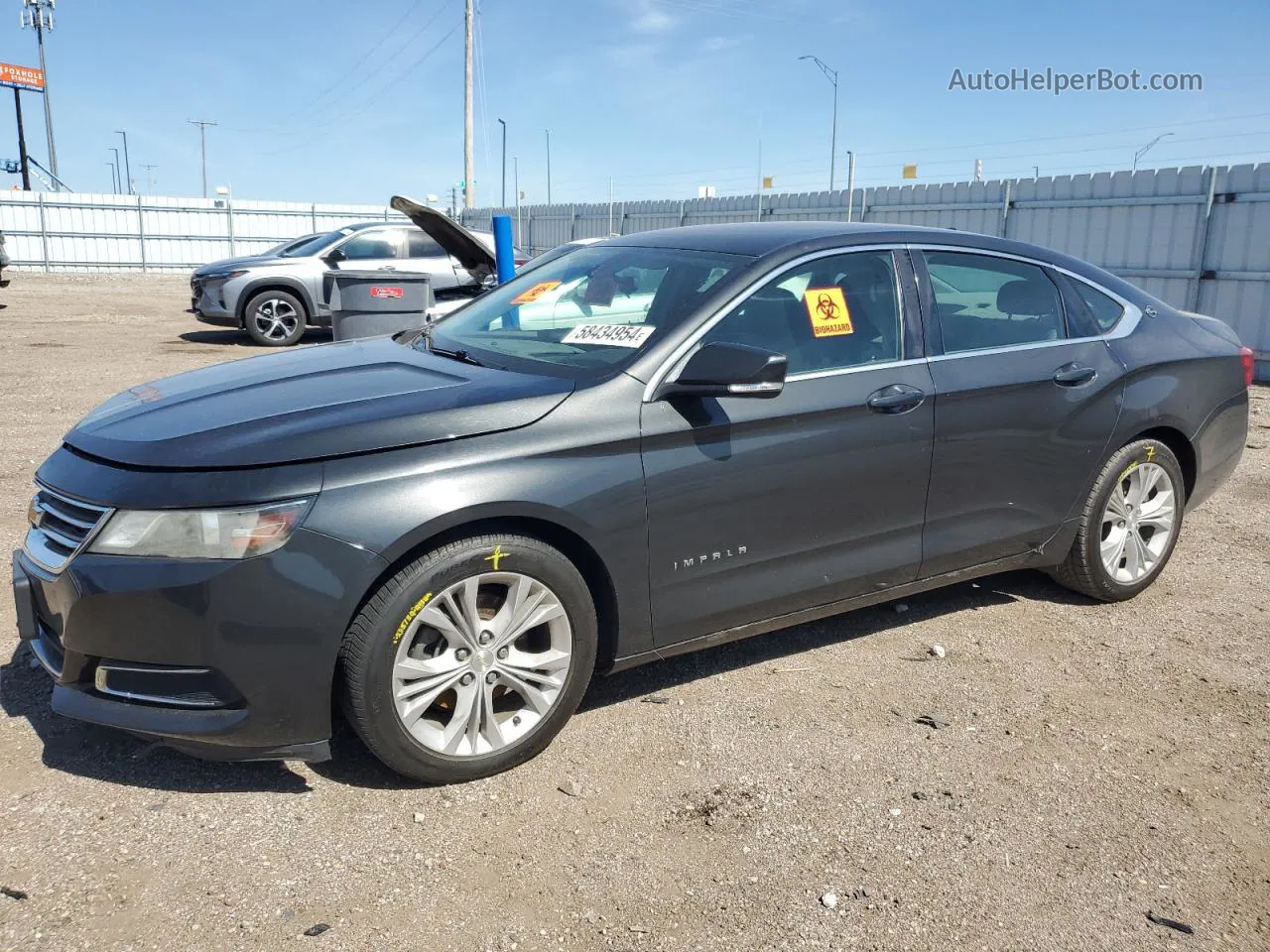 2014 Chevrolet Impala Lt Black vin: 1G1115SL0EU146574