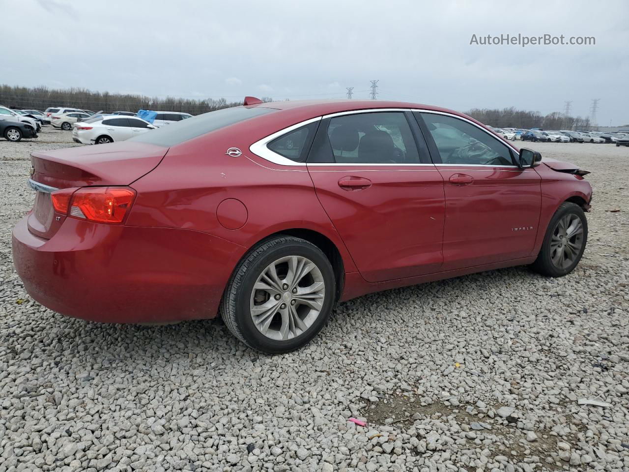 2014 Chevrolet Impala Lt Red vin: 1G1115SL0EU158076