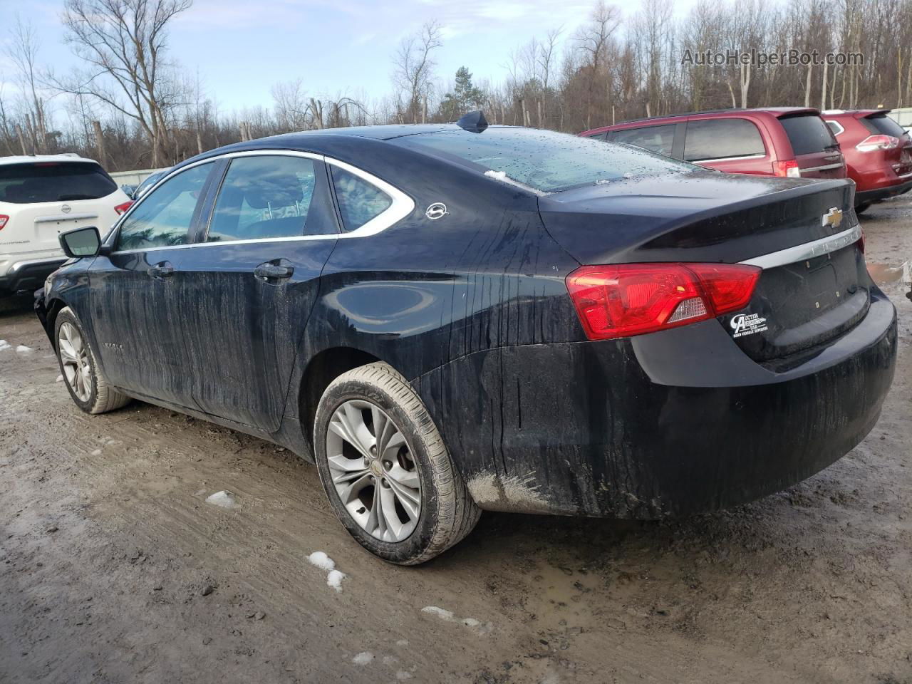 2014 Chevrolet Impala Lt Black vin: 1G1115SL3EU105615