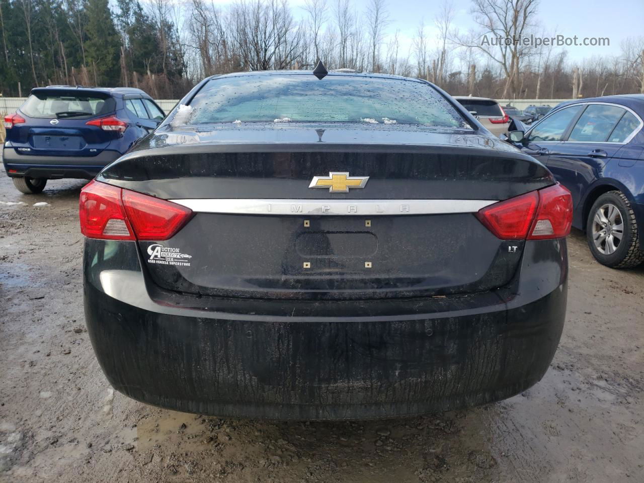 2014 Chevrolet Impala Lt Black vin: 1G1115SL3EU105615