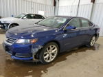 2014 Chevrolet Impala Lt Blue vin: 1G1115SL3EU143703