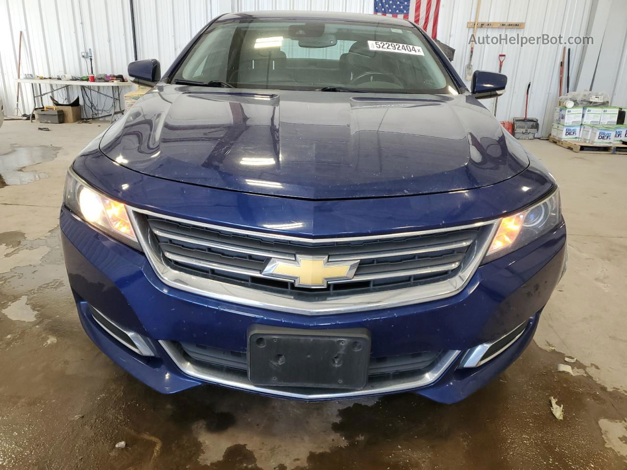 2014 Chevrolet Impala Lt Blue vin: 1G1115SL3EU143703