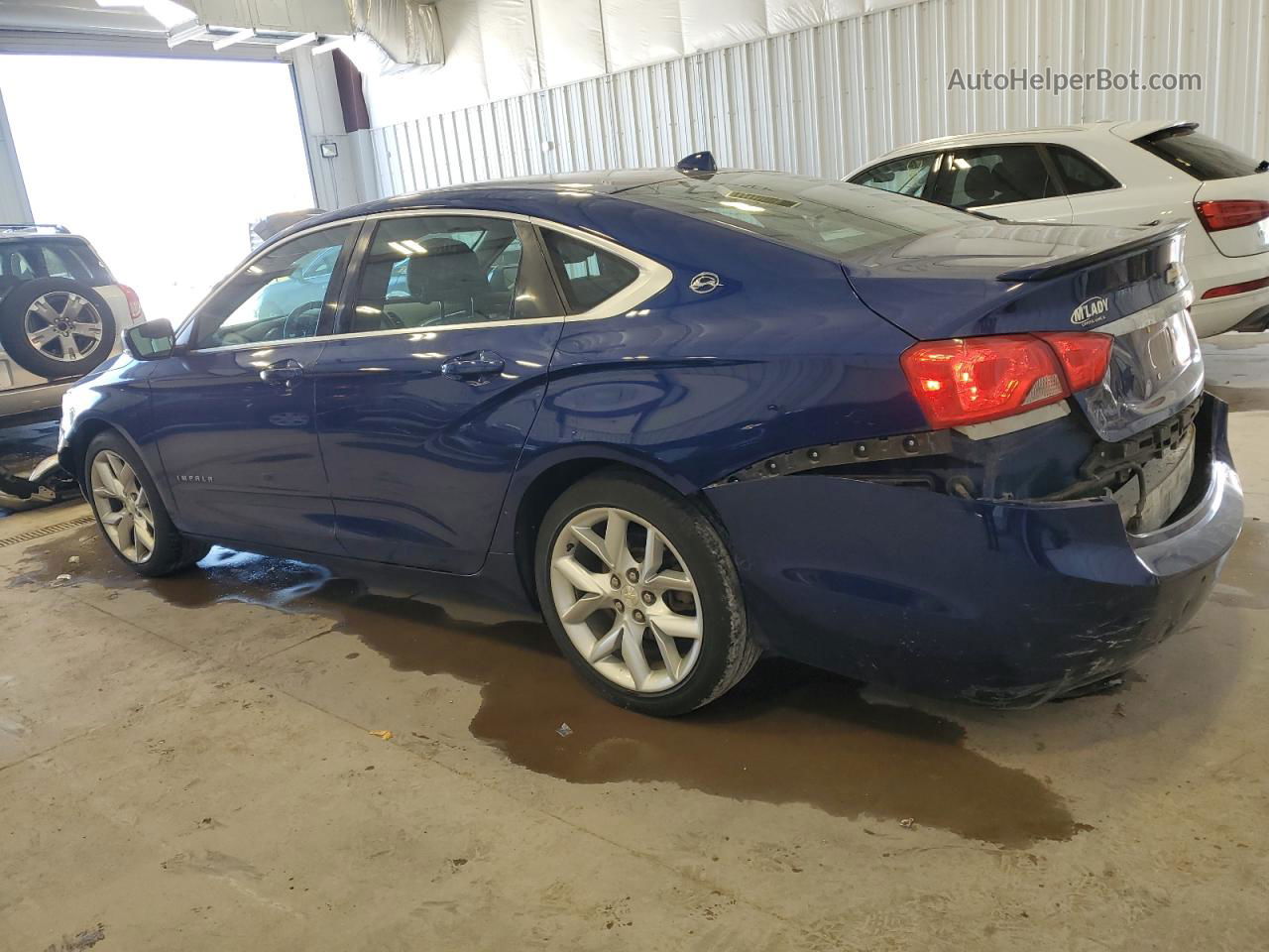 2014 Chevrolet Impala Lt Blue vin: 1G1115SL3EU143703