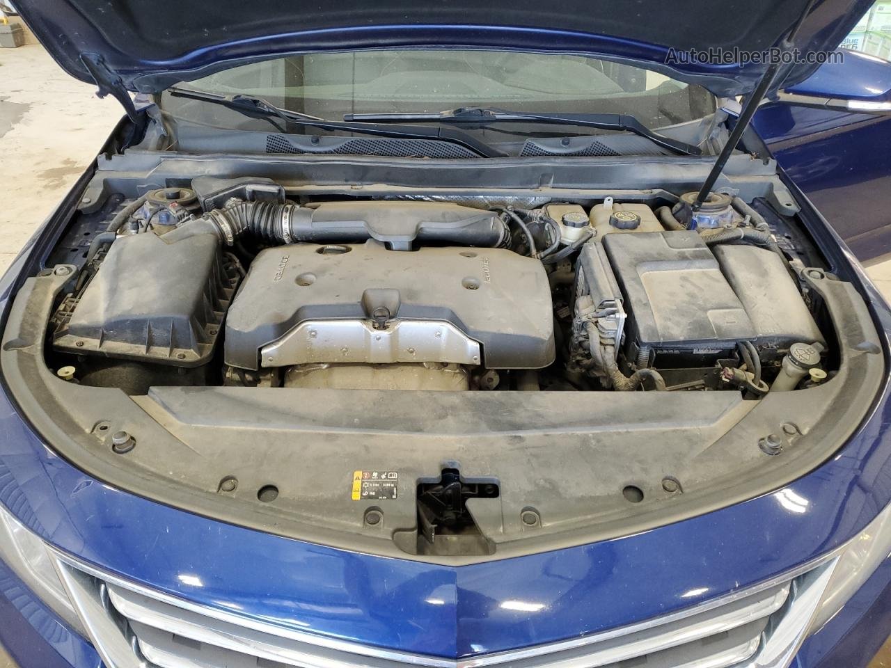 2014 Chevrolet Impala Lt Blue vin: 1G1115SL3EU143703