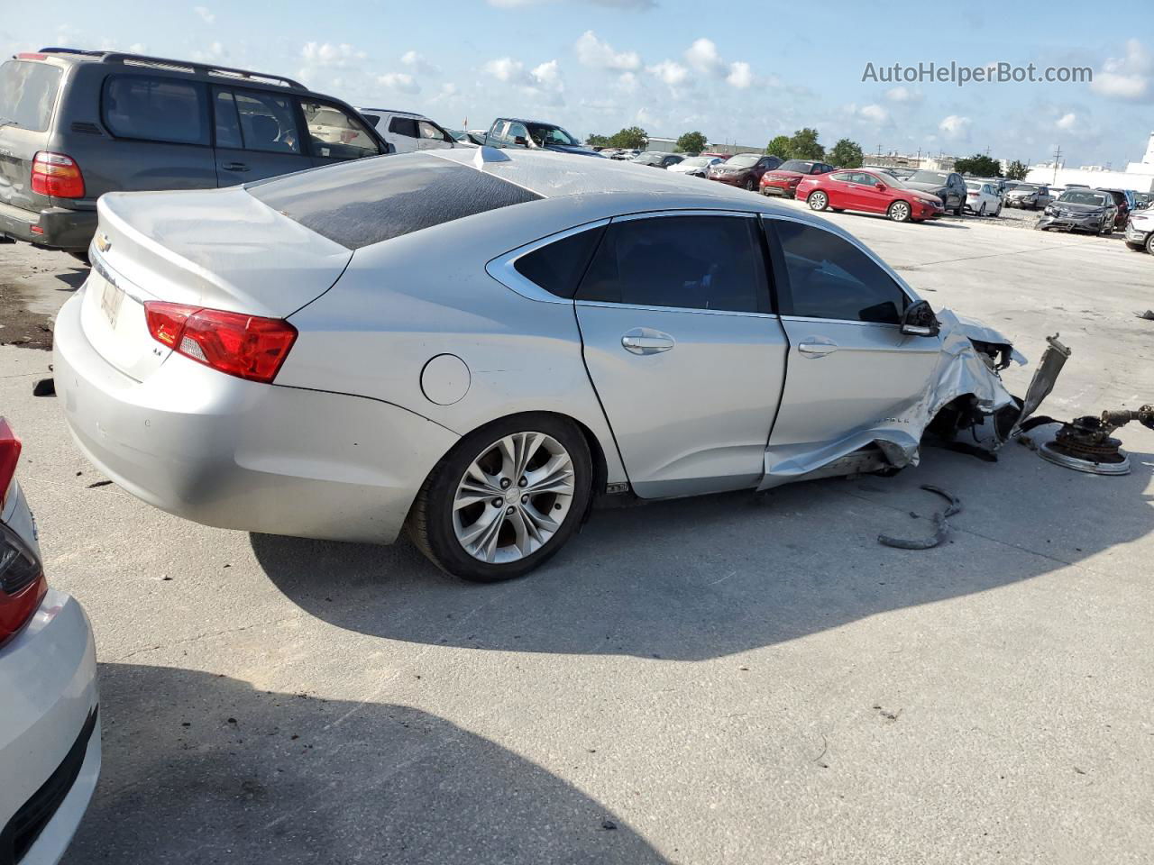 2014 Chevrolet Impala Lt Silver vin: 1G1115SL3EU152238