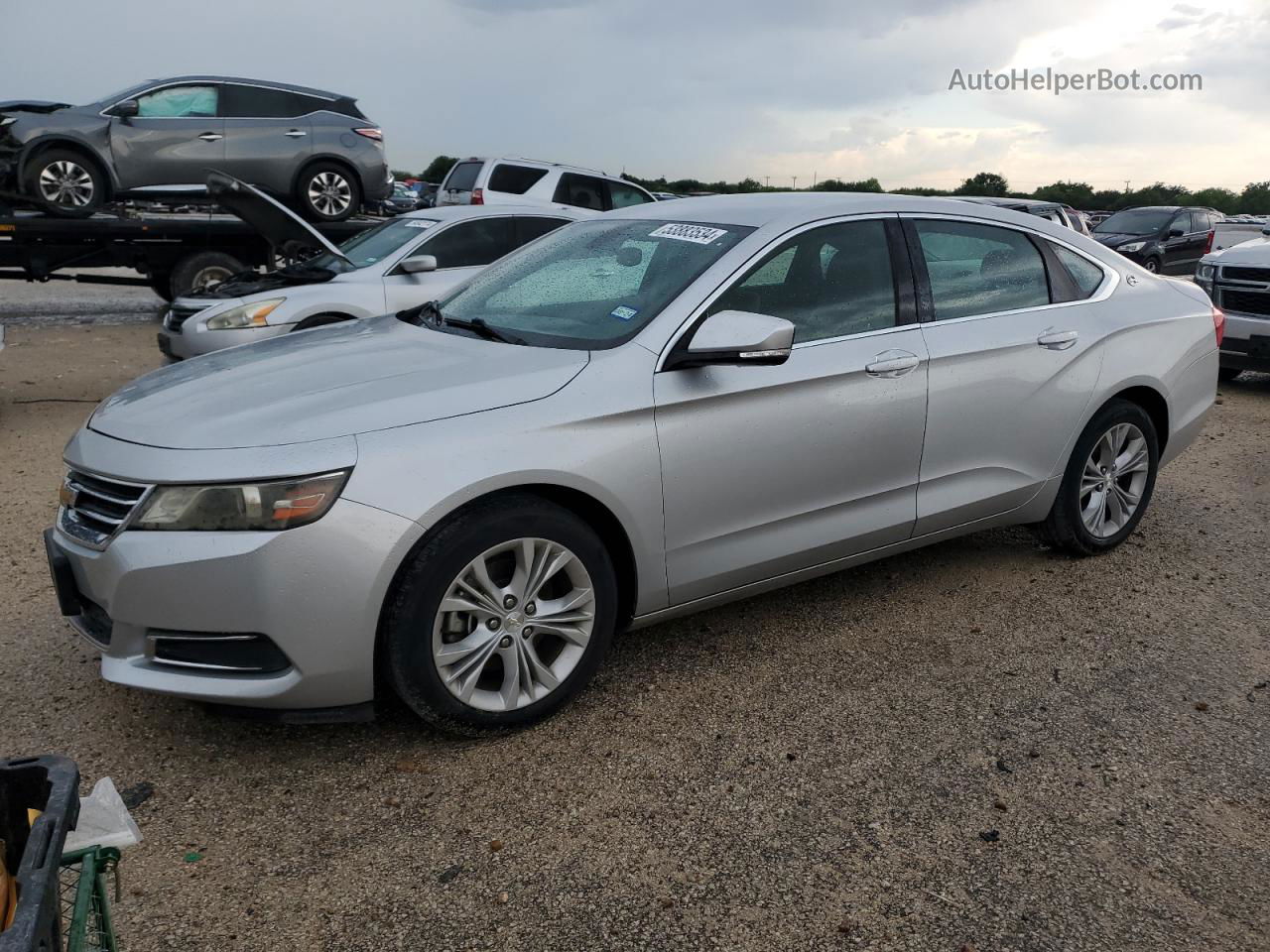 2014 Chevrolet Impala Lt Silver vin: 1G1115SL3EU154099